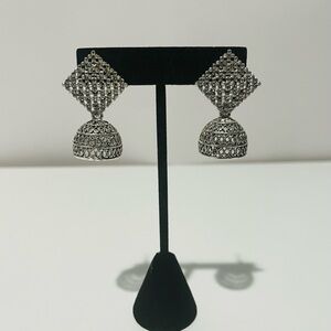 Beautiful Silver Jhumki Earrings for Women | Party wear | Casual wear with dress